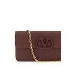 Valentino Garavani Brown Calf Leather Bos Taurus Wallet