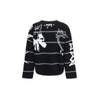 PINKO Black Wool Oves Aries Sweatshirt