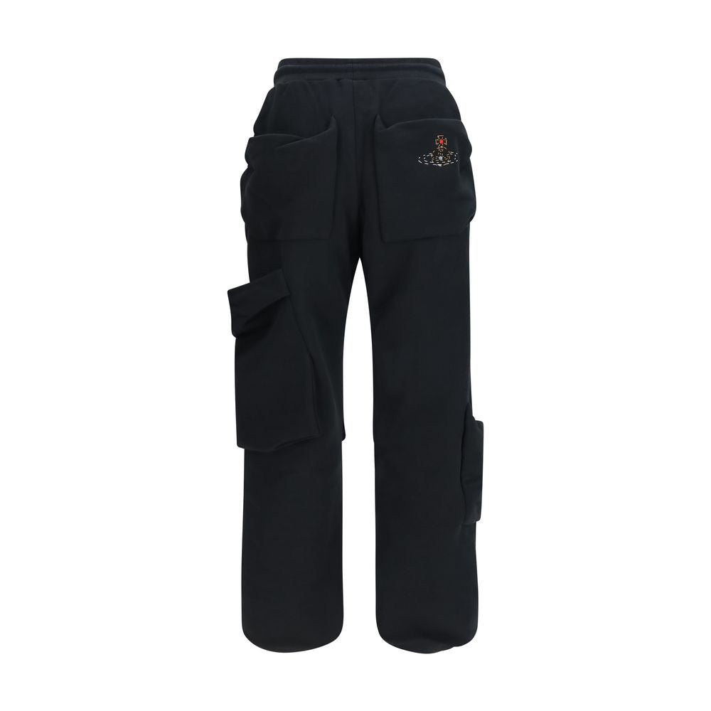 Vivienne Westwood Black Cotton Athletic Pants