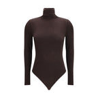 Wolford Brown Cotton Bodysuit