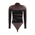 Wolford Brown Polyamide Bodysuit