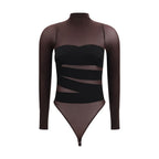 Wolford Brown Polyamide Bodysuit