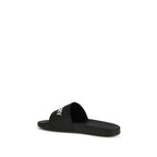 Burberry Black Rubber Sandals