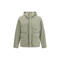 C.P. Company Gray Polyamide Full-Length Jacket