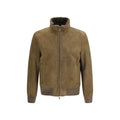 Salvatore Santoro Brown Lamb Ovis Aries Full-Length Jacket - Eljoys Fashion 