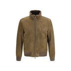 Salvatore Santoro Brown Lamb Ovis Aries Full-Length Jacket - Eljoys Fashion 