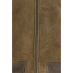 Salvatore Santoro Brown Lamb Ovis Aries Full-Length Jacket - Eljoys Fashion 