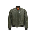 Sunflower Bicolor Calf Leather Bos Taurus Bomber - Eljoys Fashion 