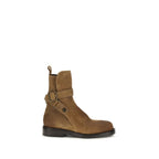 Burberry Brown Calf Leather Bos Taurus Lace-Up Boots - Eljoys Fashion 