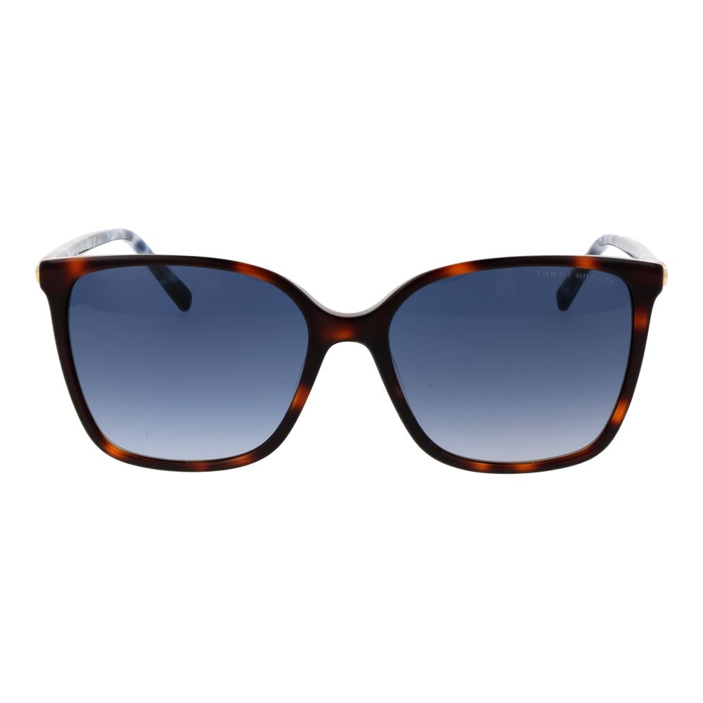Tommy Hilfiger Brown Acetate Sunglasses - Eljoys Fashion 