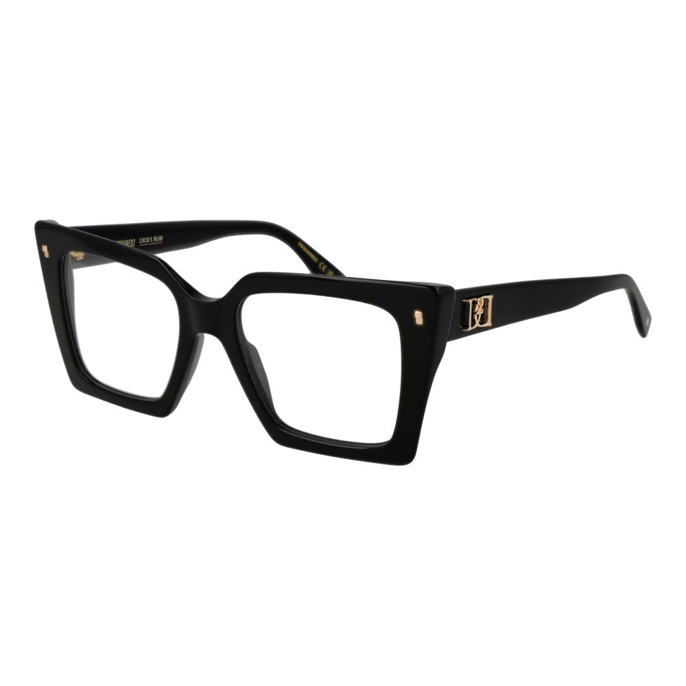 Dsquared² Black Acetate Glasses (Frames) - Eljoys Fashion 