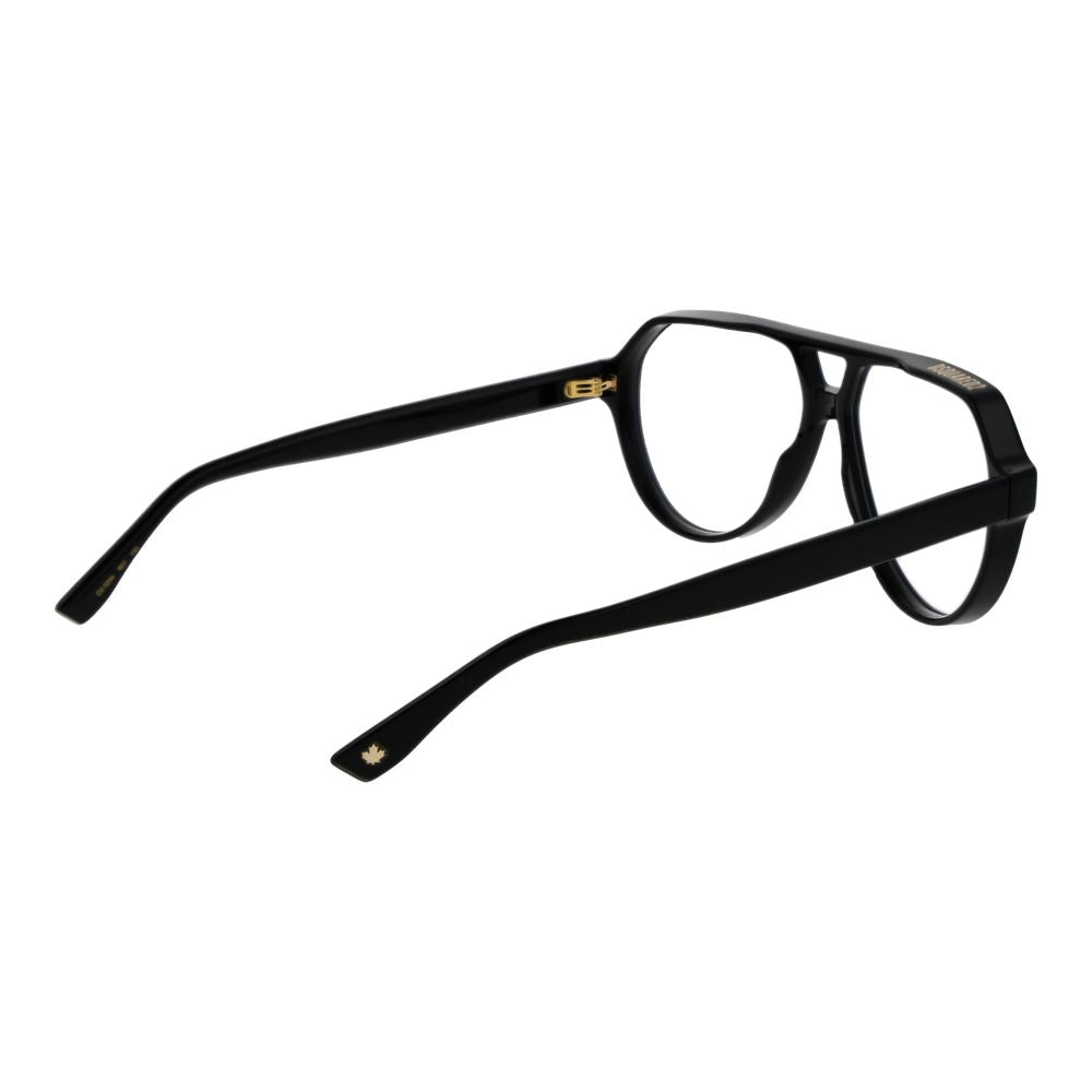Dsquared² Black Acetate Glasses (Frames) - Eljoys Fashion 