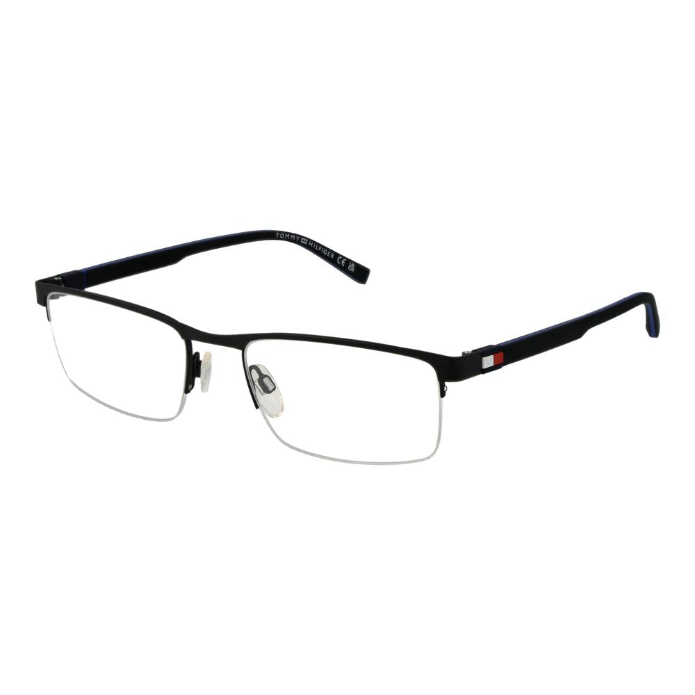 Tommy Hilfiger Black Metal Glasses (Frames) - Eljoys Fashion 