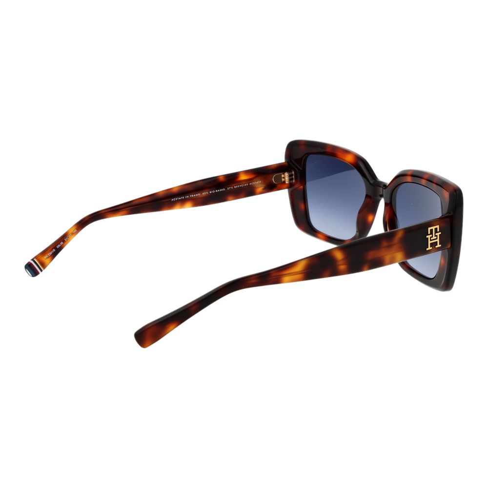 Tommy Hilfiger Brown Acetate Sunglasses - Eljoys Fashion 