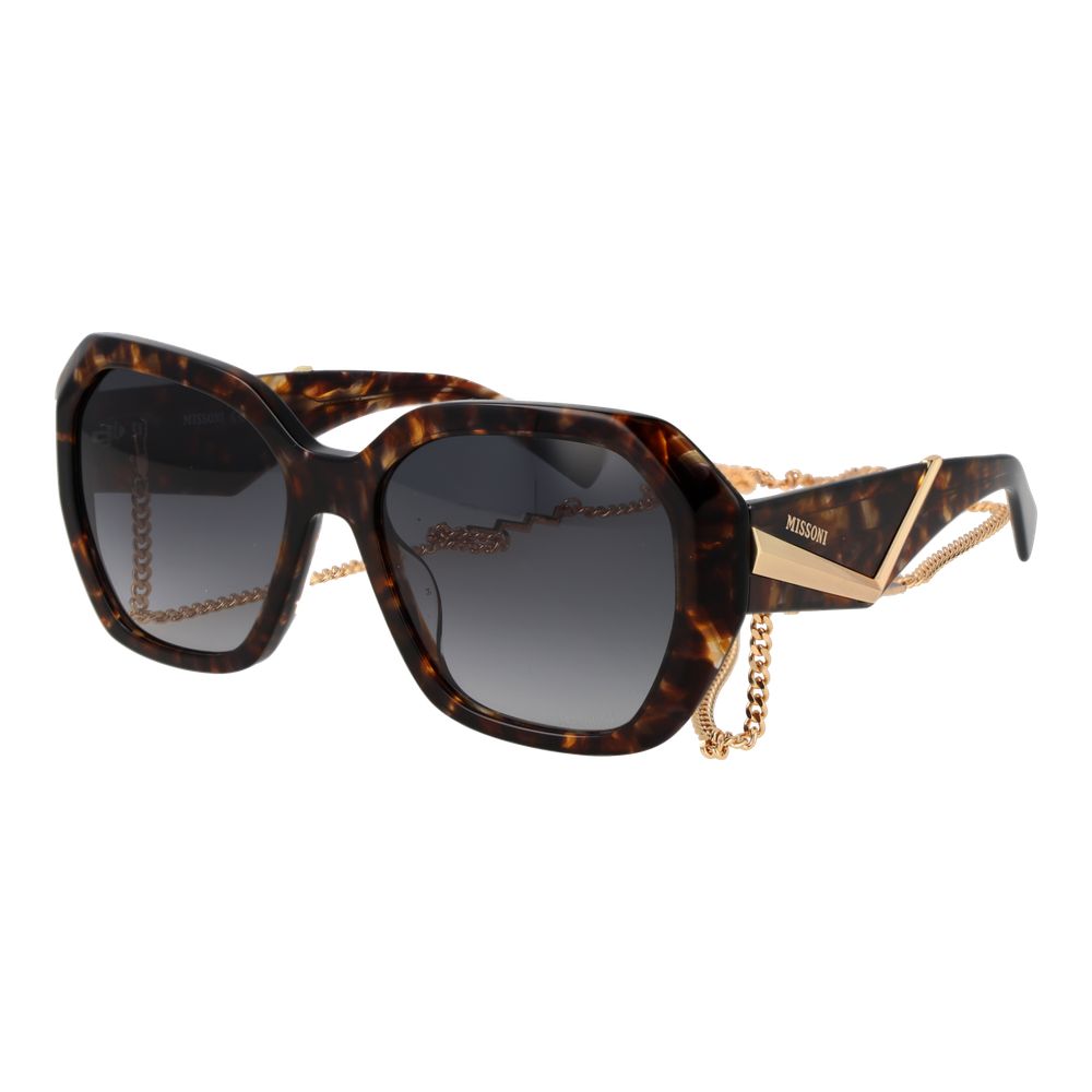Missoni Brown Acetate Sunglasses - Eljoys Fashion 