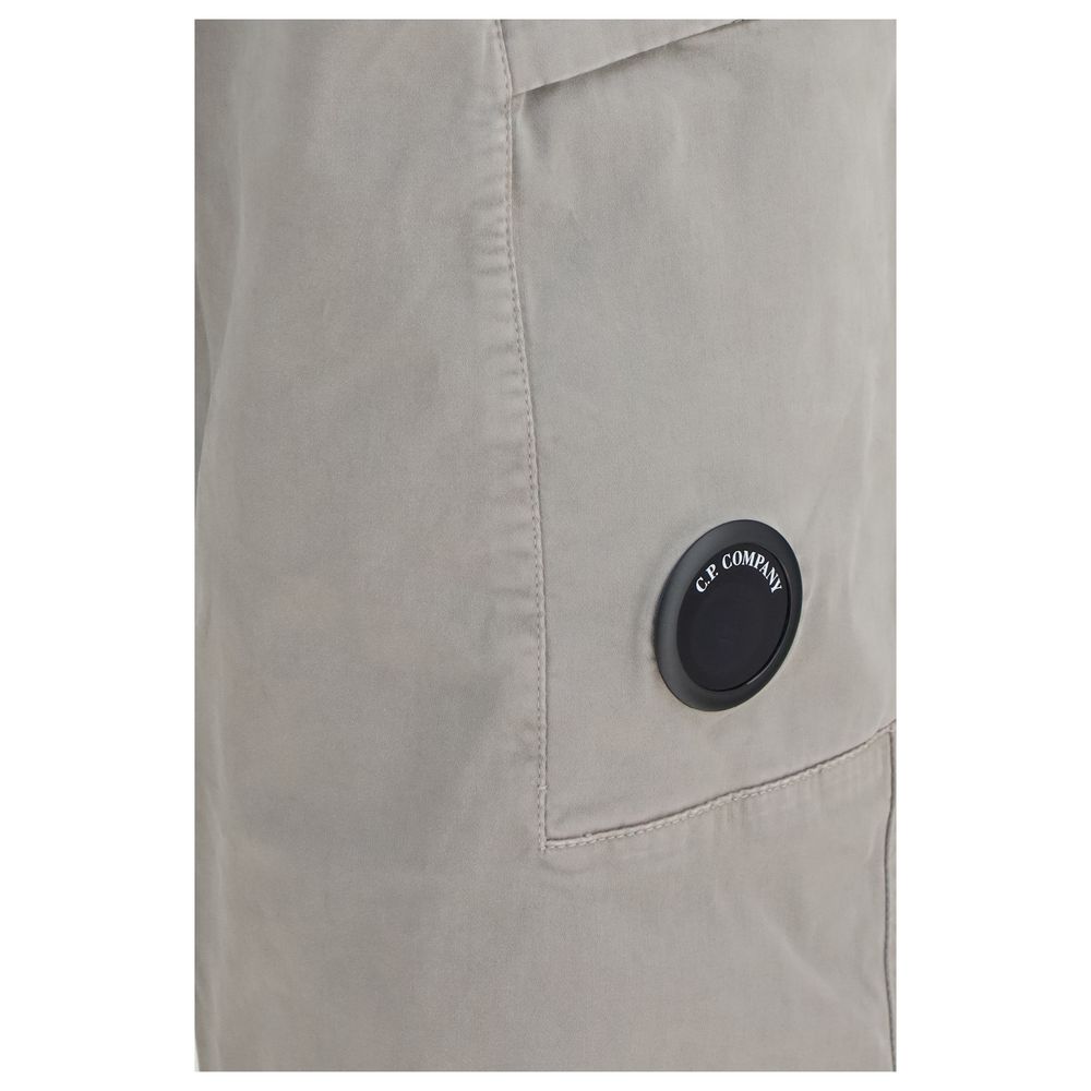 C.P. Company Gray Cotton Cargo Pants - Eljoys Fashion 
