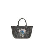Ganni Gray Cotton Shoulder Bag