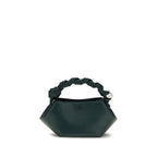 Ganni Bicolor Recycled Leather Shoulder Bag