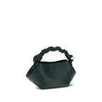 Ganni Bicolor Recycled Leather Shoulder Bag