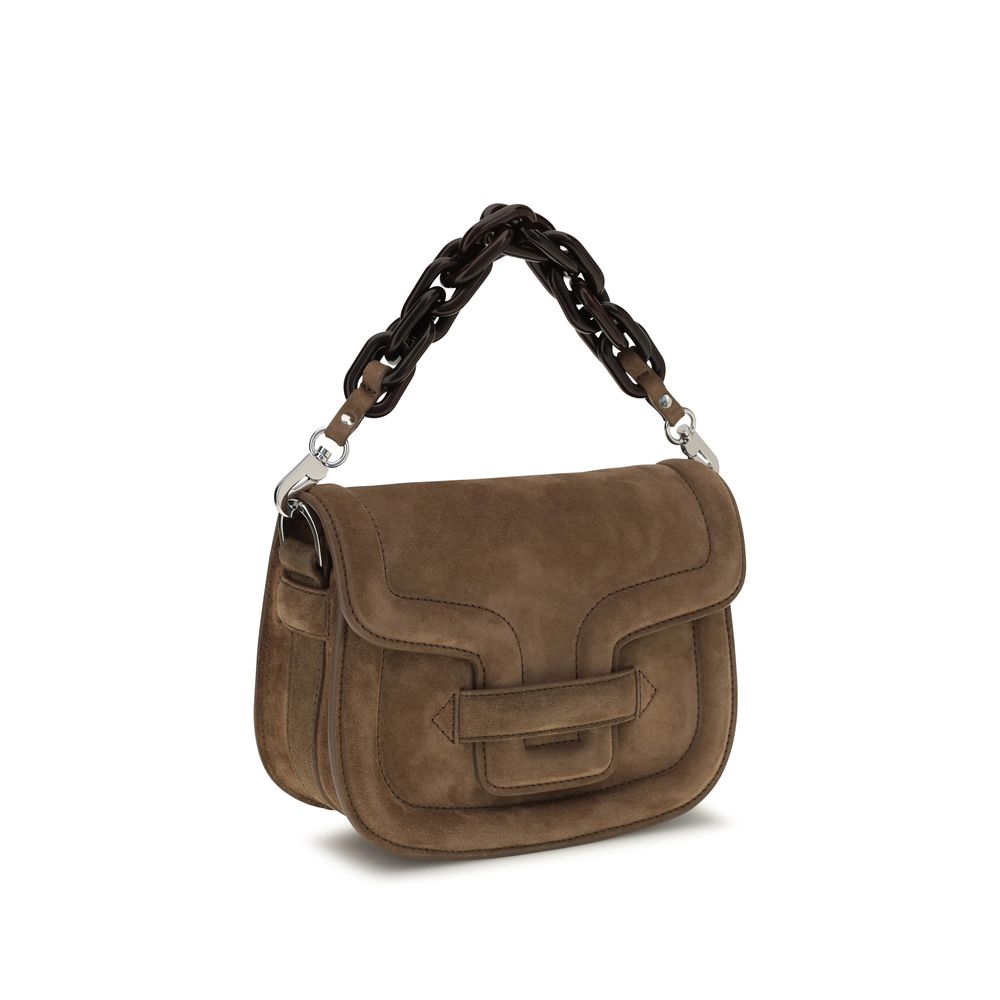 Pierre Hardy Brown Goatskin Shoulder Bag - Eljoys Fashion 