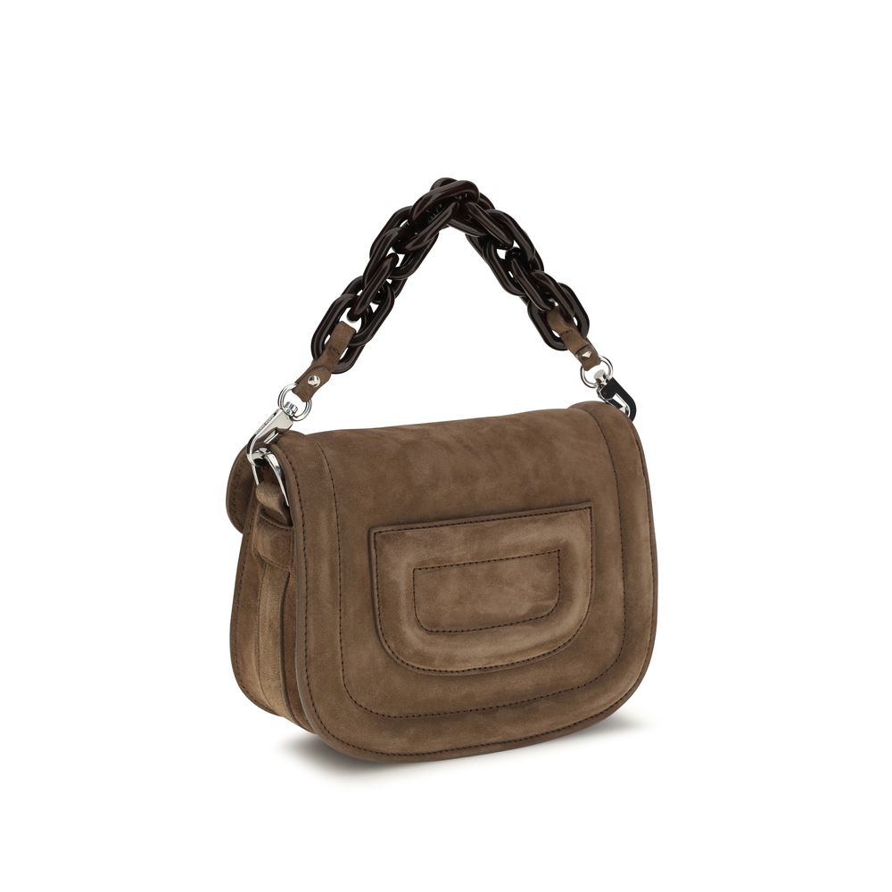 Pierre Hardy Brown Goatskin Shoulder Bag - Eljoys Fashion 