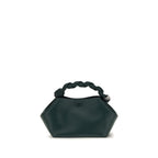 Ganni Bicolor Recycled Leather Shoulder Bag