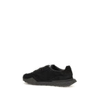 Dolce & Gabbana Black Calf Leather Bos Taurus Athletic Sneakers