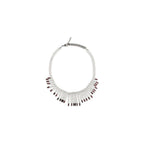 Alessandra Rich Silver Metal Necklace