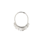 Alessandra Rich Silver Metal Necklace