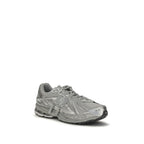 New Balance Gray Fabric Athletic Sneakers