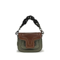 Pierre Hardy Brown Calf Leather Bos Taurus Handbag