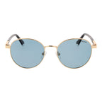 Polaroid Gold Metal Sunglasses