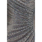 Self-Portrait Silver Polyester Cocktail Dress