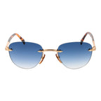 David Beckham Gold Metal Sunglasses