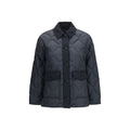 Woolrich Gray Polyester Shell Jacket