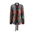 Dolce & Gabbana Black Silk Blouse