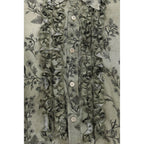 R13 Bicolor Viscose Blouse