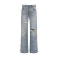 Haikure Blue Cotton Straight-Leg Jeans