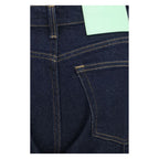 Haikure Blue Cotton Flared Jeans
