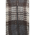 Brunello Cucinelli Gray Mohair Cardigan