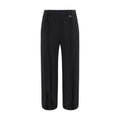 Burberry Black Wool Oves Aries Joggers (Workout Pants)