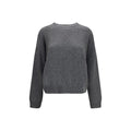 Loulou De Saison Gray Wool Oves Aries Sweatshirt