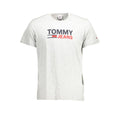 Tommy Hilfiger Grigio Organic Cotton Mens T-Shirt
