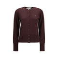Vivienne Westwood Purple Wool Oves Aries Cardigan