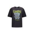 Ganni Gray Cotton Sweatshirt