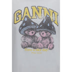 Ganni White Cotton Sportswear