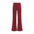 Avenue Montaigne Bordeaux Viscose Casual Pants