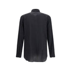 Tom Ford Black Silk Pattern Shirt