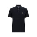 Brunello Cucinelli Black Cotton Polo Shirt