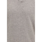 Brunello Cucinelli Gray Cashmere Sweatshirt